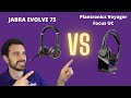 Jabra Evolve 75 vs Voyager Focus UC - MIC Test & Comparison