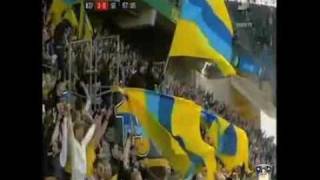 Ousman Jallow Scoring Both Goals For Brondby In There 5 - 1 Vectory