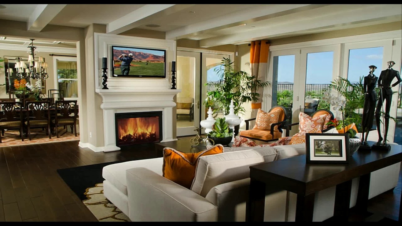 How To Arrange Furniture With Tv Above Fireplace Youtube