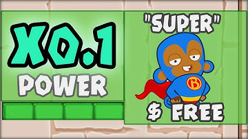 THE TIMES 0.1 POWER MOD ?? THE "SUPER" MONKEY - Bloons TD Battles HACKS/MODS