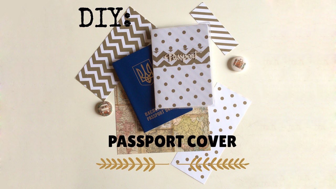 DIY Passport Cover // Обложка для Паспорта YouTube