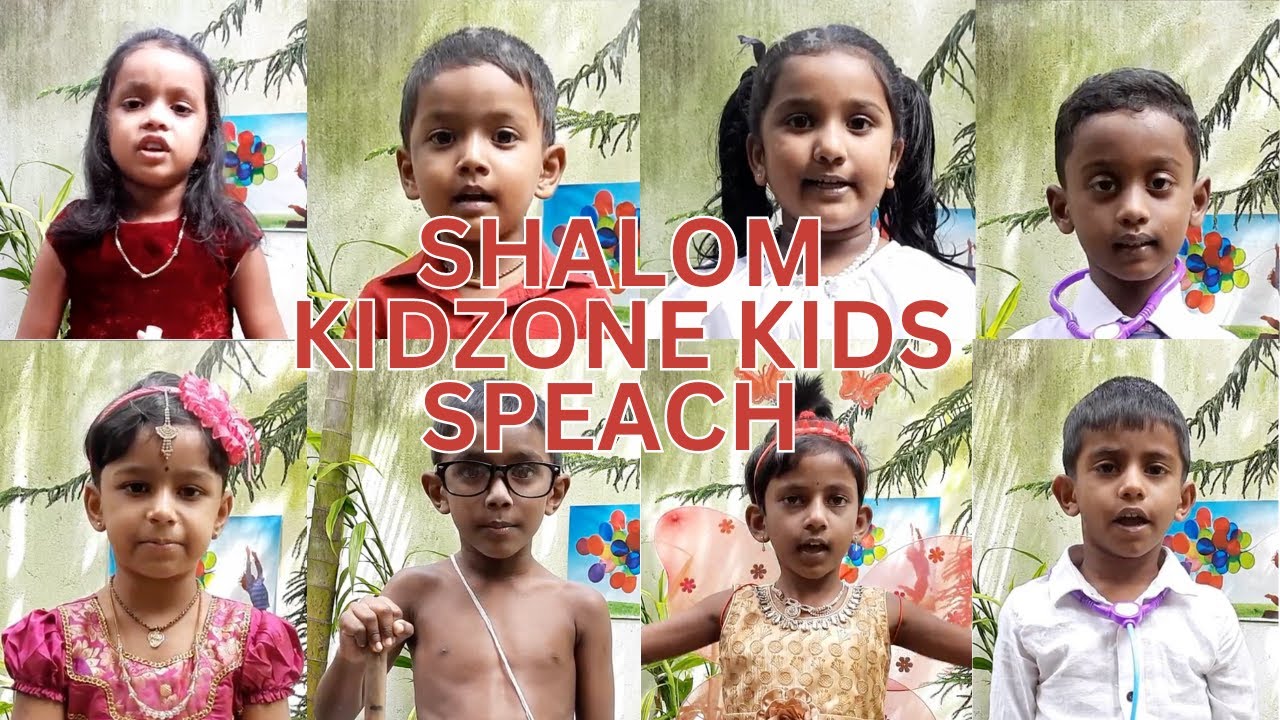 Shalom Kidzone Kids Speach | Speech | Shalom Naz Production