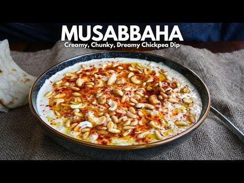 This Easy Creamy CHICKPEA DIP is not Hummus – MUSABBAHA