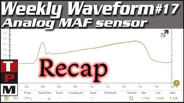 Weekly waveform 17 recap - analog MAF sensor voltage