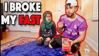 I Broke My Fast Prank.. (GONE WRONG)