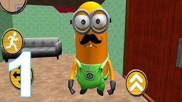 Hello Minion Despicable Neighbor Escape 3D Gameplay Walkthrough Part 1 (IOS/Android)