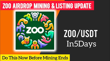 ZOO Airdrop Listing Update| What To do Before Mining Ends| How To Buy Mining Points in ZOO Airdrop
