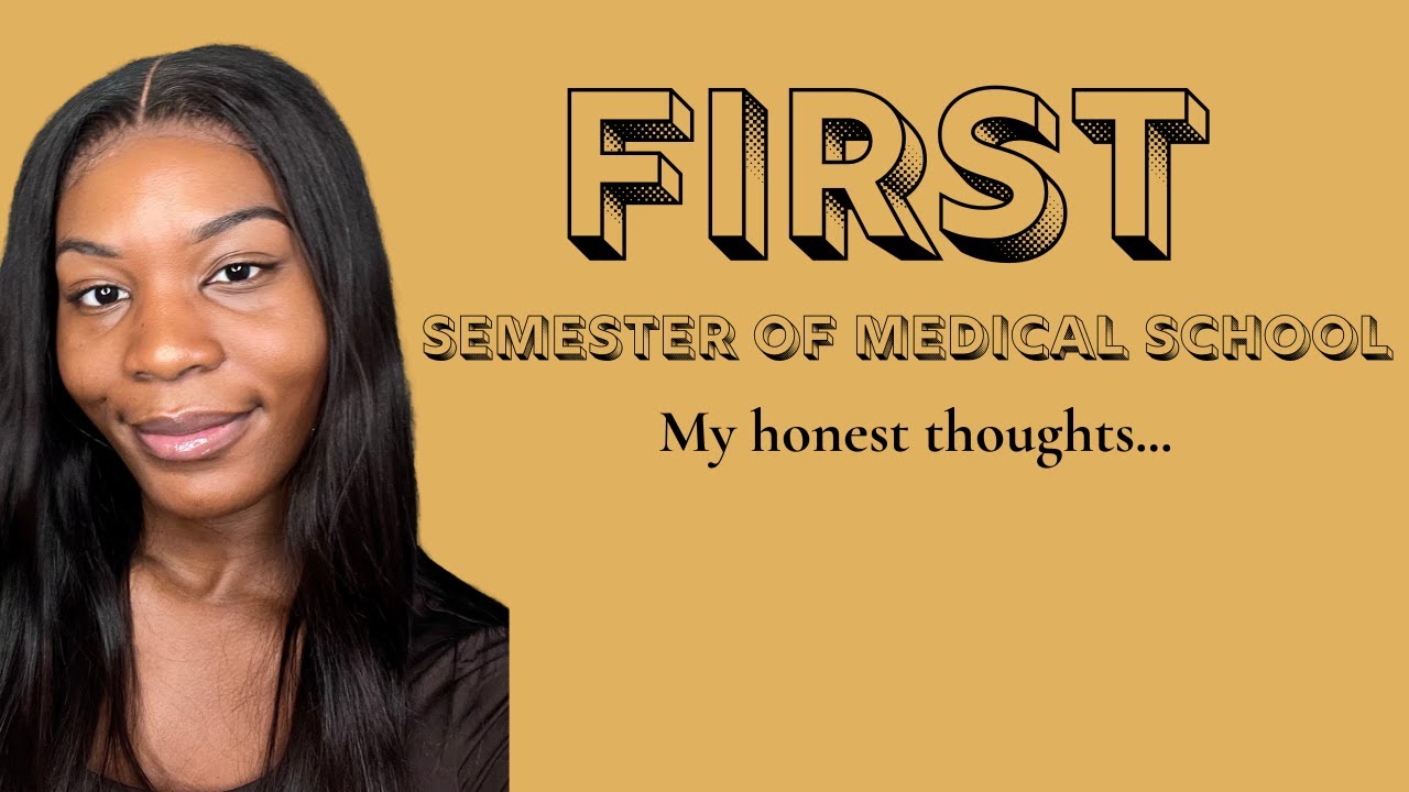 First semester of Medical School Recap! - YouTube