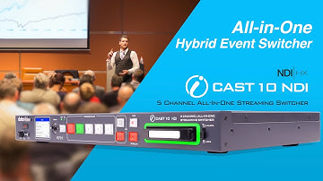 【Official】 Datavideo iCAST 10NDI 5-Channel All-in-one Streaming Switcher Top 6 Features｜Datavideo