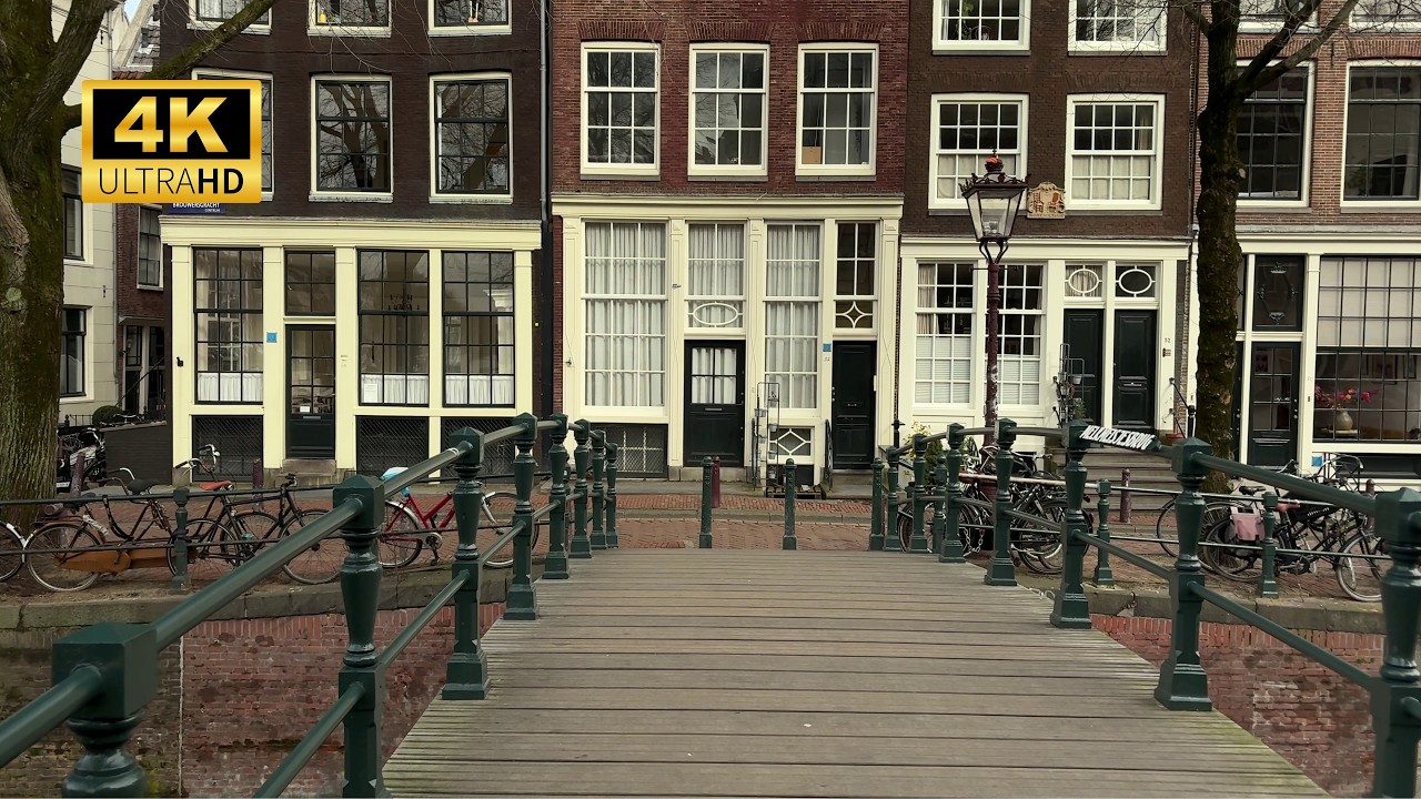 Amsterdam’s Prettiest Canal: Chasing the Sun at Brouwersgracht (4K ASMR)
