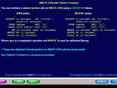 SQL 113 JOIN, INNER JOIN with Column Functions