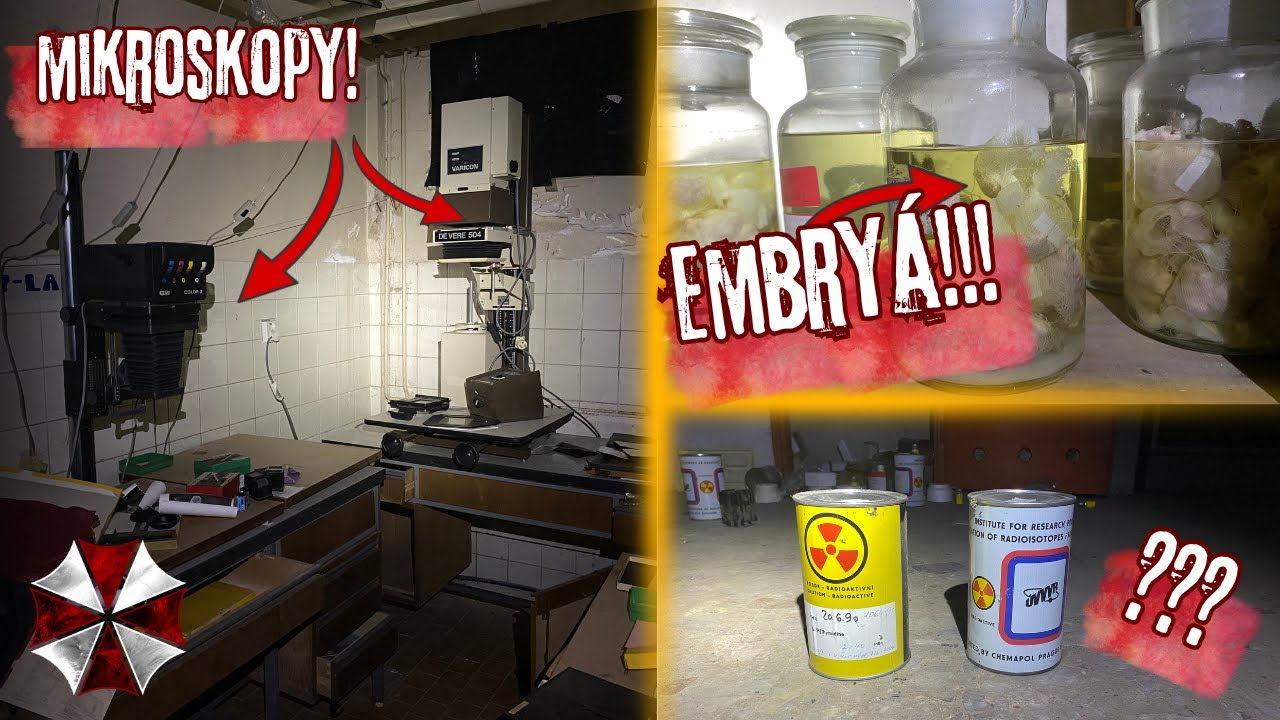 ☣️Našli sme opustený výskumný ústav čo skrýva ODPORNÉ VECI! ☢️ EMBRYÁ, THYMINÍD A CHEMIKÁLIE [URBEX]