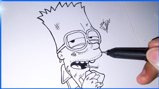 desenho do bart simpson mandrake