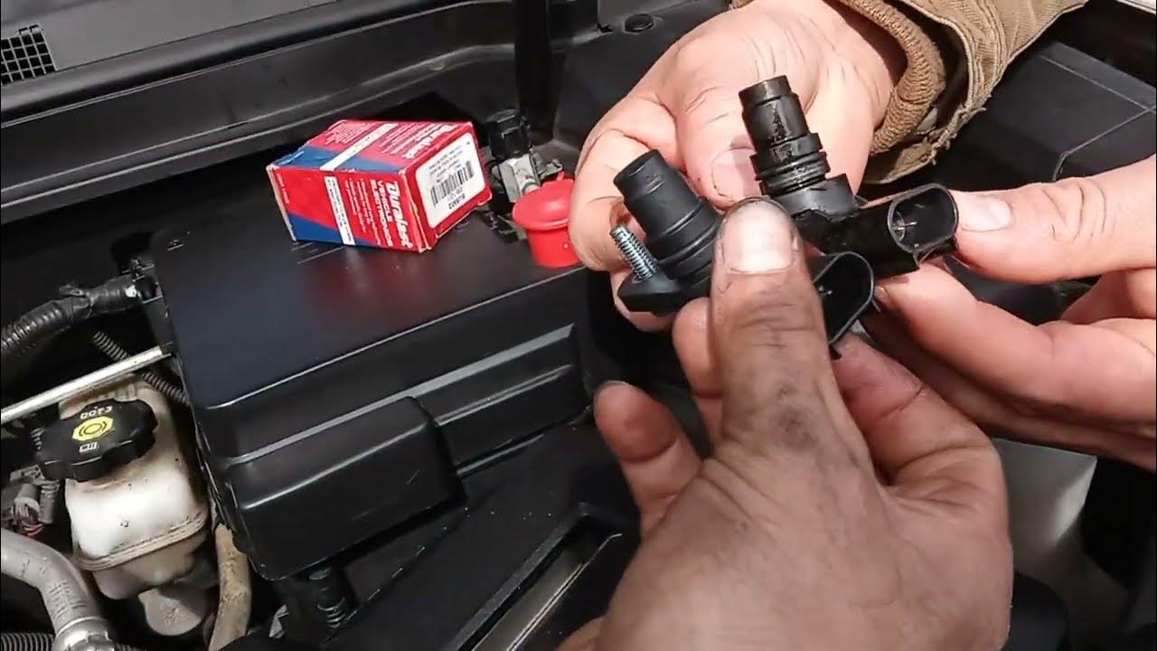 Camshaft position sensor,2010/15 GMC terrain & chevy Equinox - YouTube