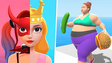 ▶️ Fat 2 Fit 🆚 Prom Run 38TGDM| MAX LEVEL Gameplay Walkthrough Pro Top Free Mobile Game iOS,Android