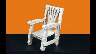 How to Make Mini Chair Using Wooden Cloth Clips