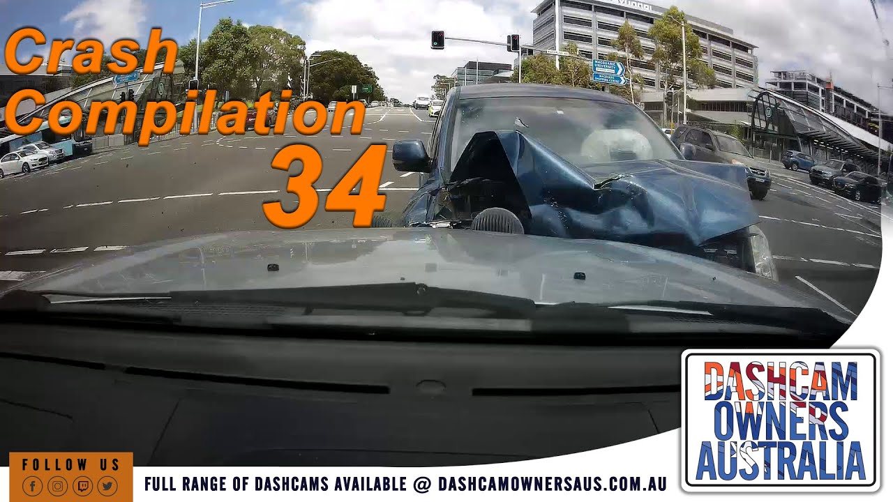 Australian Car Crash / Dash Cam Compilation 34 - YouTube