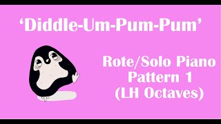 Diddle-Um-Pum-Pum / Flohwalzer / The Flea Waltz - 1st Pattern (LH Octaves) [DEMO]
