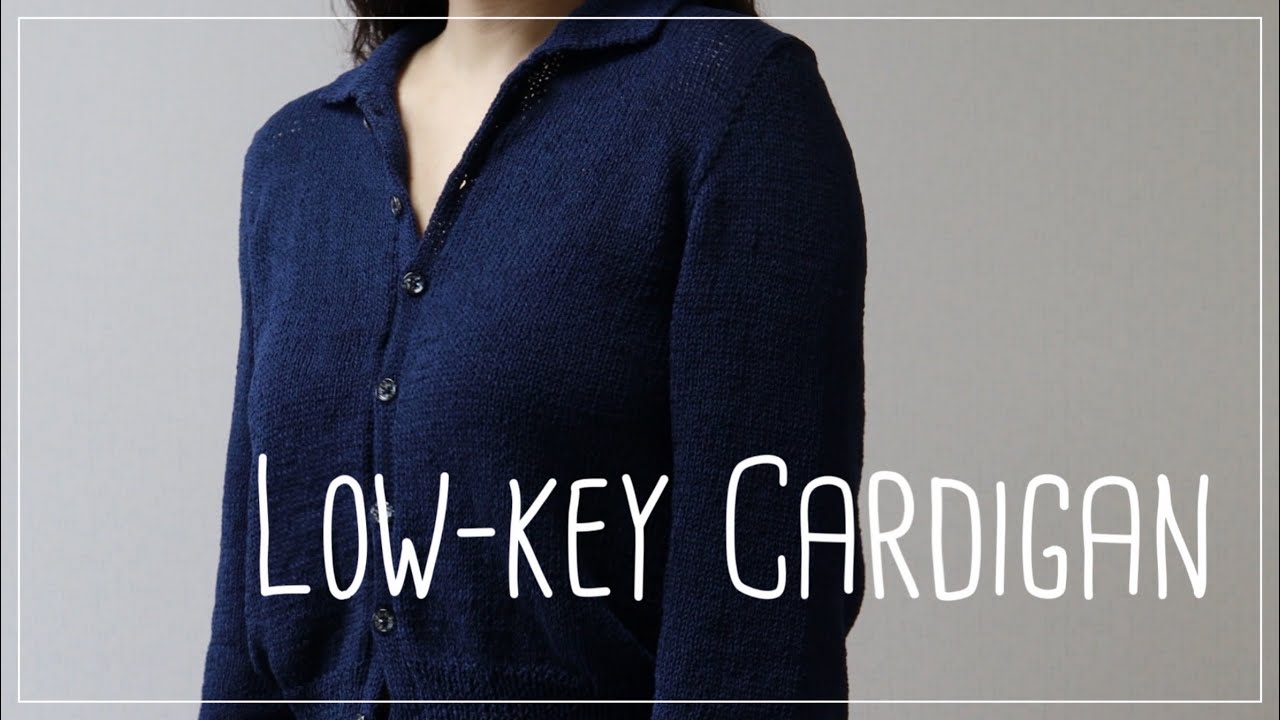 지금 당장 입어야 돼 - 아크린넨 로우키 가디건 카라, 긴팔 버전 (바늘이야기) | Knitting vlog