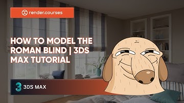 How to model the Roman blind | 3ds max tutorial