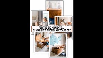 XL Walnut & Cherry Keepsake Box ✨ Custom Engraving #shorts