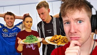 YOUTUBER COOK OFF VS TALIA MAR REACTION
