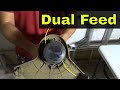 How To Replace String Trimmer Line With 2 Strings-Dual Feed Tutorial