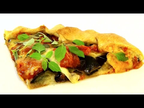 Видео рецепт Галета с баклажанами, помидорами и сыром