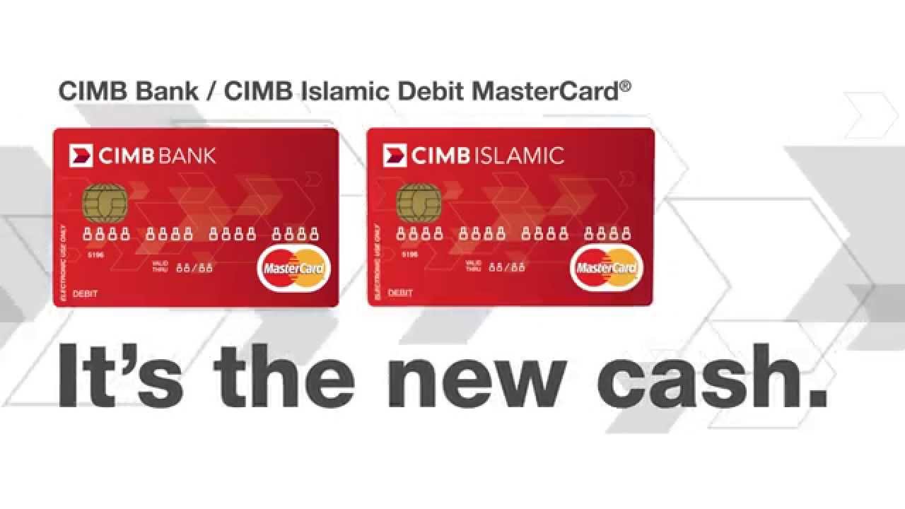 CIMB Debit Card MasterCard - YouTube