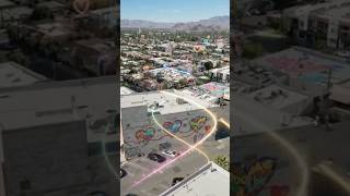 Painting the streets with love ❤️ #streetart #palmsprings