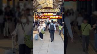 【速報】修学旅行シーズン本格突入で日々人数増加‼️ディズニーリゾート最新混雑状況【2026.5.20】