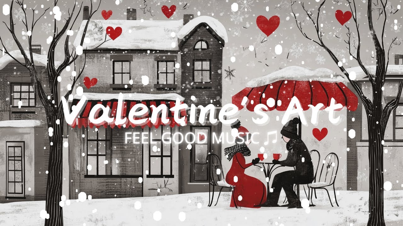 Valentine's Day TV Art Collection 💖 Feel Good Music 🎶 Jazz, Salsa, Parisian, Bossa Nova...