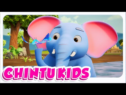 Ek Mota Hathi Jhoom Ke Chala, एक मोटा हाथी, Preschool Video and Baby Cartoon Songs