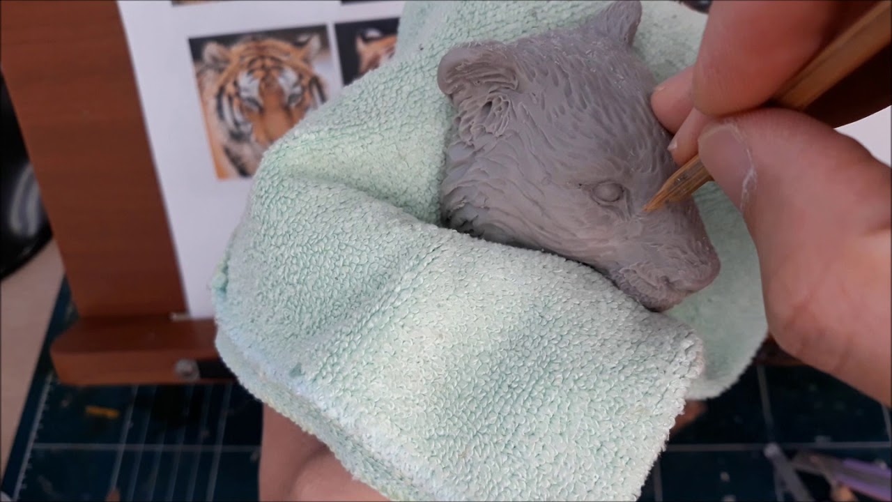 호랑이 석고방향제 만들기 : 원형제작부터 채색까지