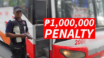 Technical impounding of alleged out of line bus