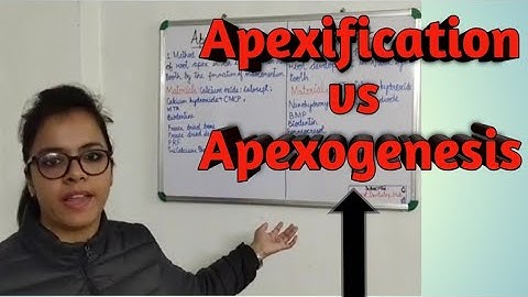 Apexification vs apexogenesis