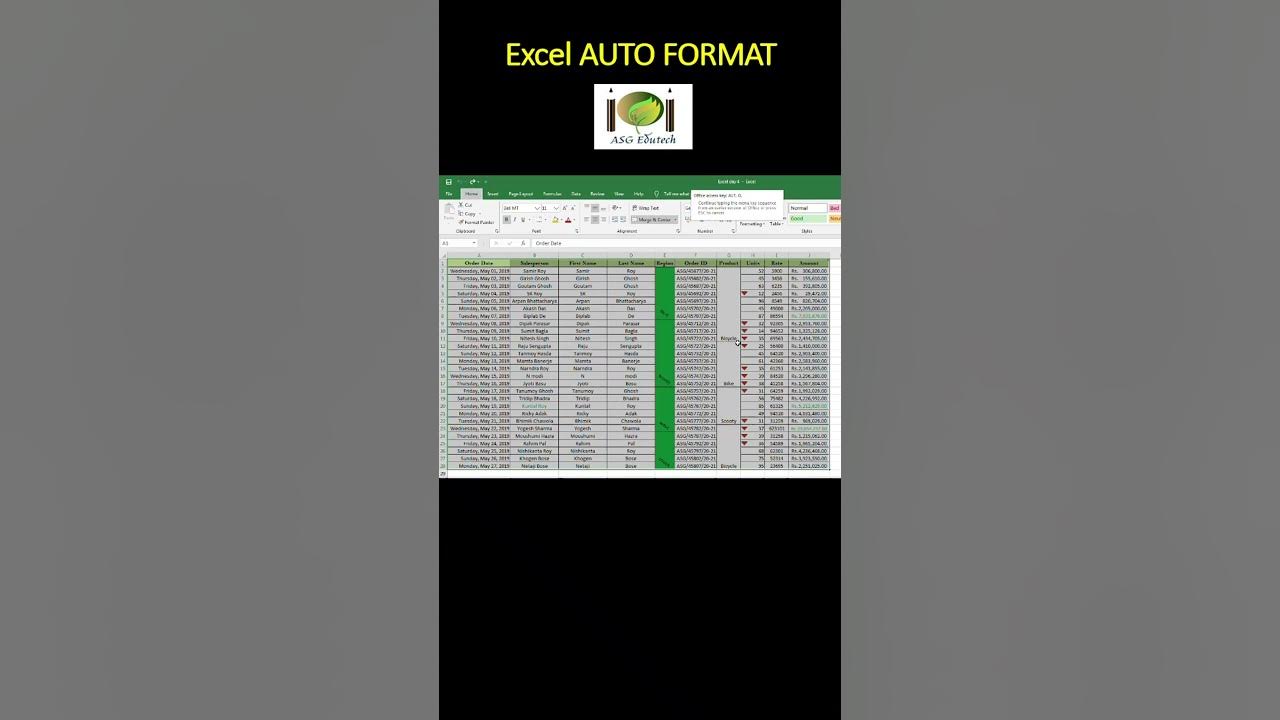 auto-format-option-in-excel-shorts-excel-exceltips-exceltutorial