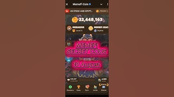 10 August Memfi secret code