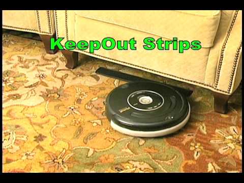 KeepOff and KeepOut Mats for Roomba that Act like Virtual Walls