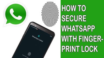 How To Secure Your Whatsapp With Fingerprint Lock | Enable Fingerprint On Whatsapp