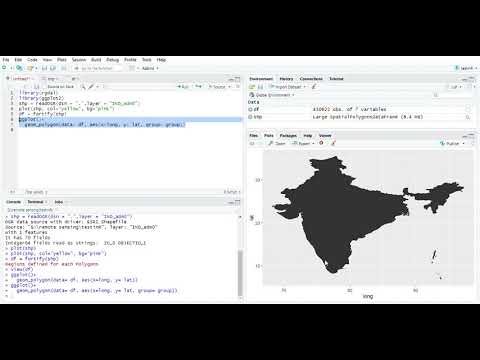 Vidéo: Comment mapper un fichier de formes dans R?