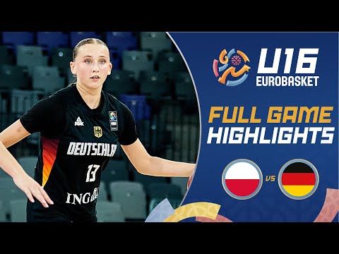 Quarter-Finals: Poland 🇵🇱 vs Germany 🇩🇪 | Highlights | FIBA U16 Women's EuroBasket 2025