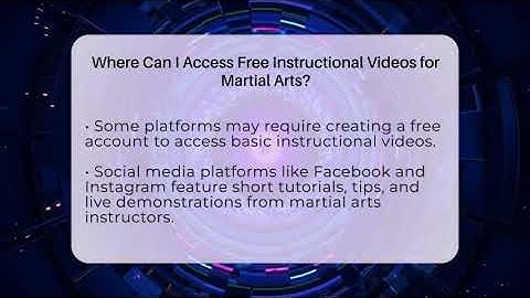 Where Can I Access Free Instructional Videos for Martial Arts? - Fighting Arts Lab