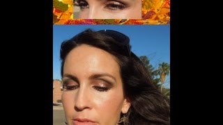 Autumn Leaves inspired makeup tutorial