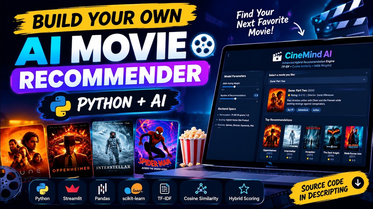 Build an AI Movie Recommendation System in Python | Machine Learning ...