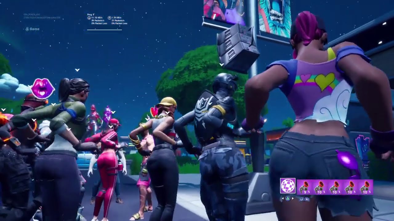 Fortnite perfect timing Party Hips ( Long Record 3)