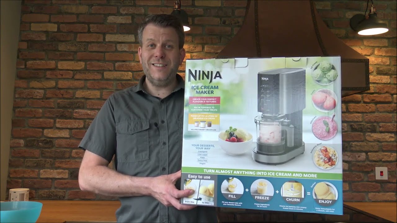 Ninja NC300UK Ice Cream Maker Review and Ice Cream Made 