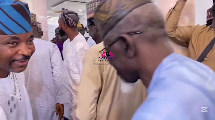 MC OLUOMO HAPPILY WELCOMES THE FORMER NURTW PRESIDENT,BABA YASIN WITH SHEIKH AUTHENTIC SAOLATY