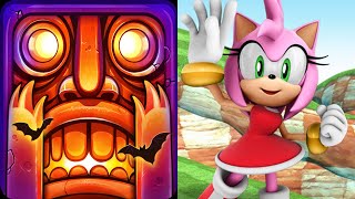 Temple Run 2 vs Sonic Dash Amy - Android Gameplay screenshot 2