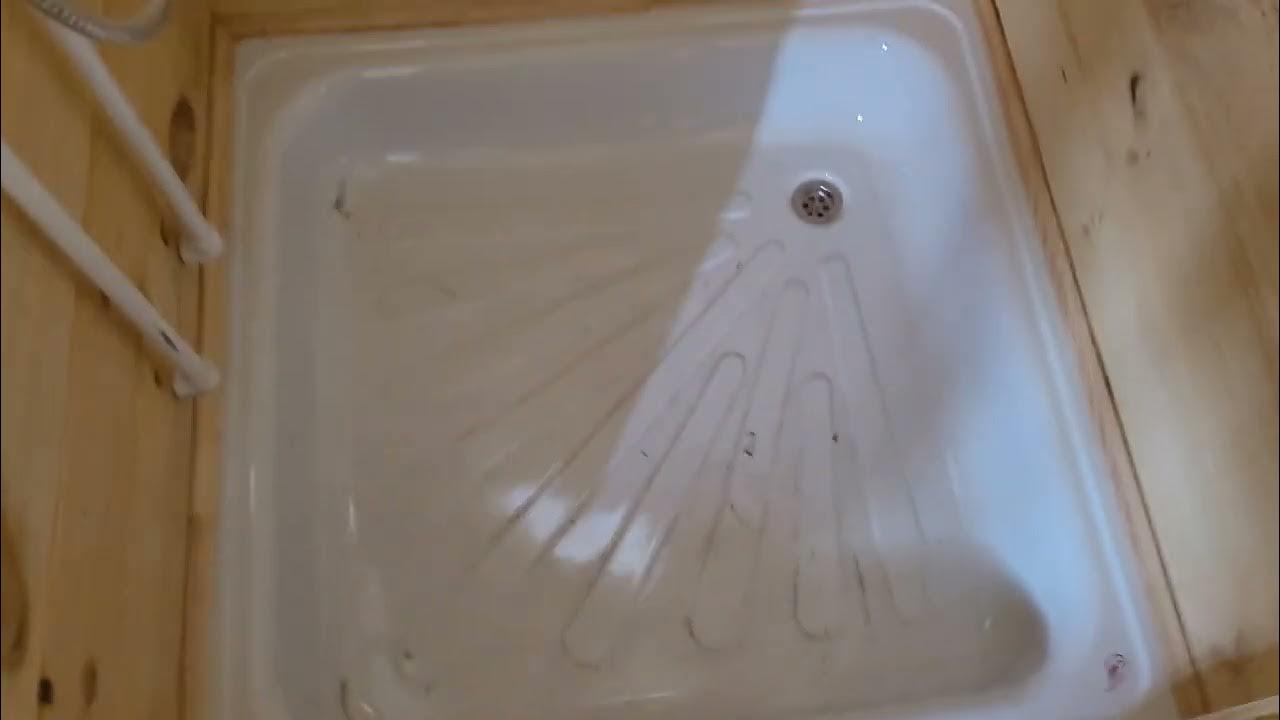 Садовый домик из минибруса с террасой - YouTube